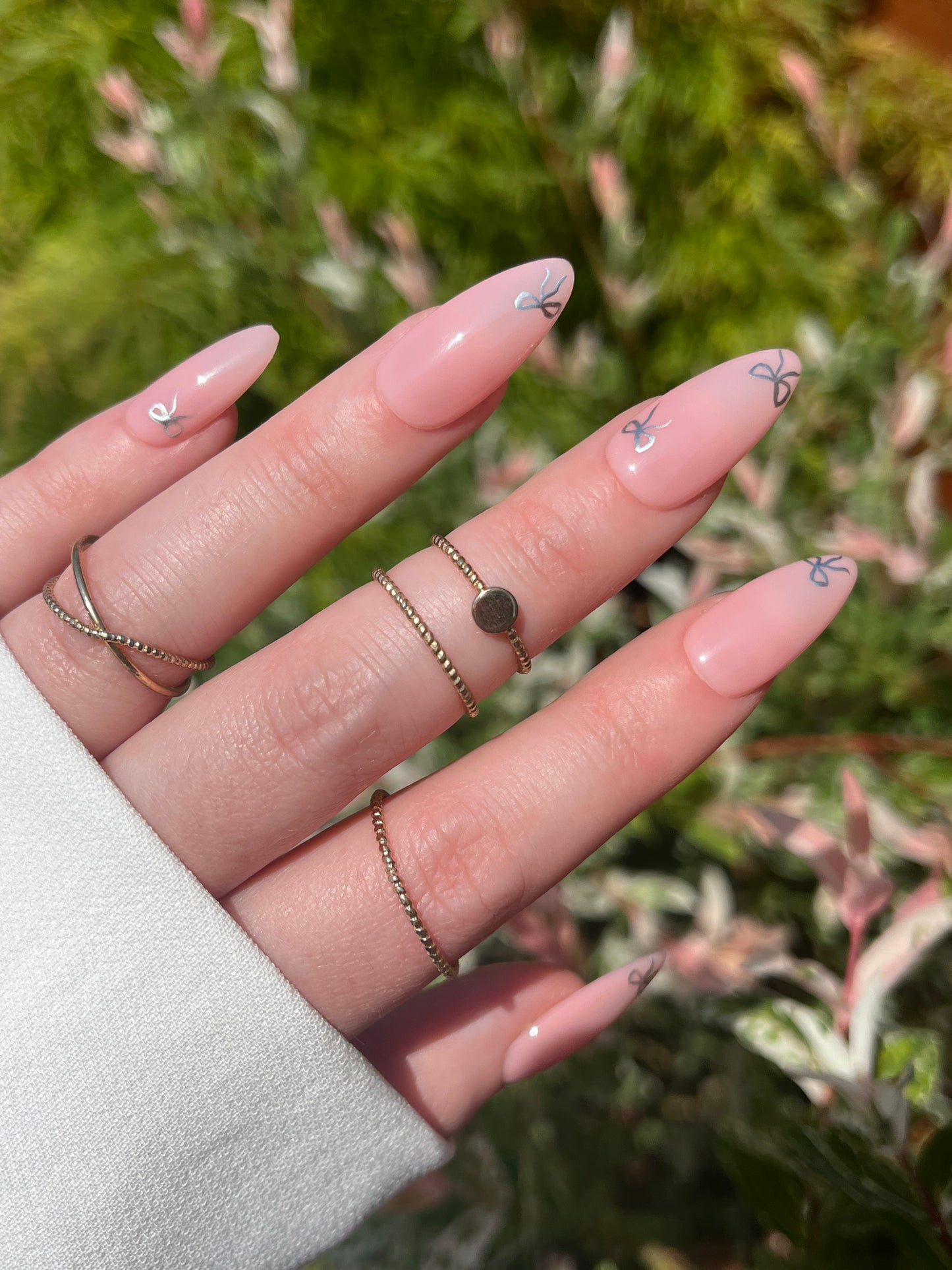 Bow Press On Nails | Custom Press On Nails