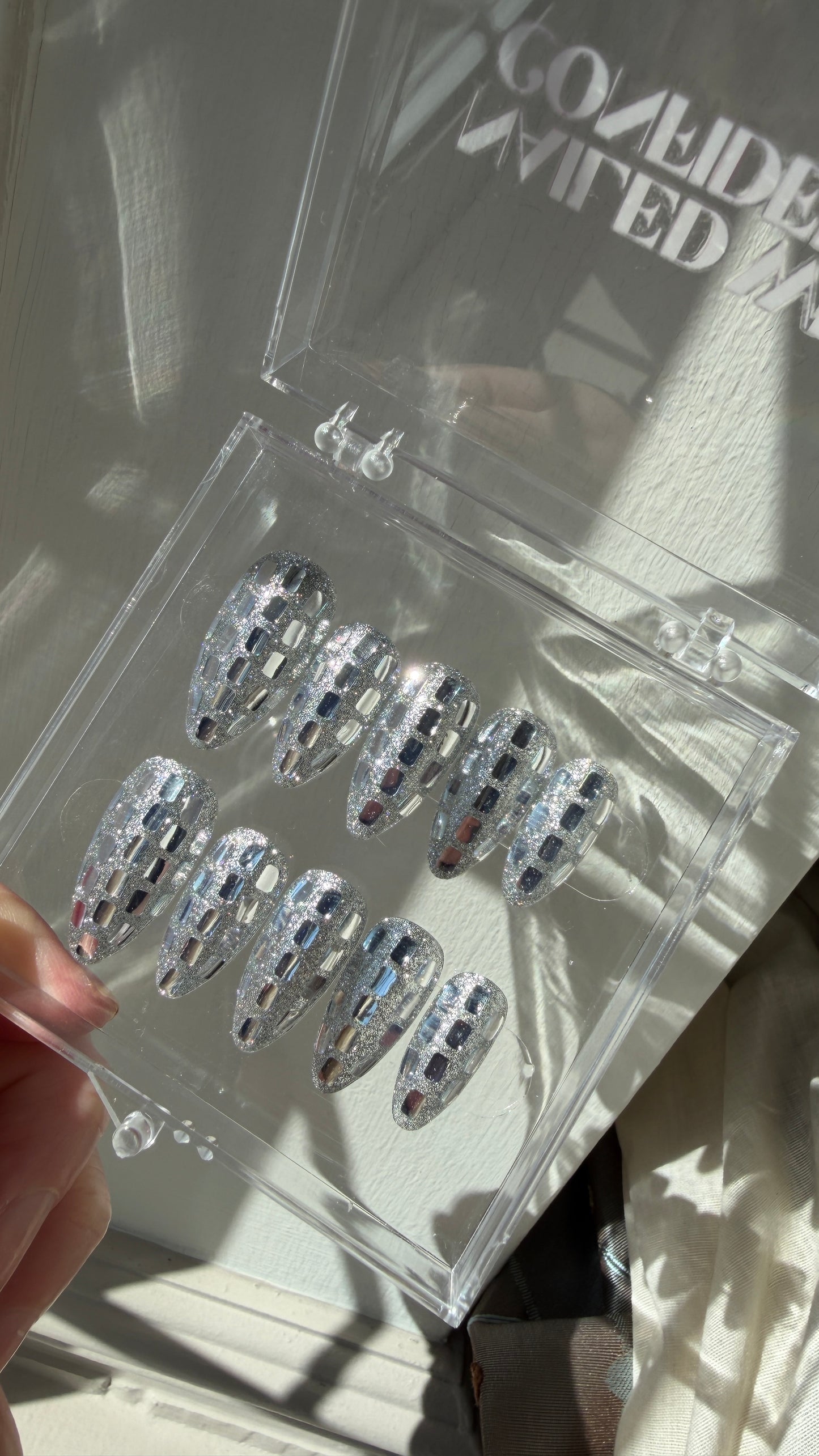 Disco Ball Nails | Press on Nails | Custom Press on Nails